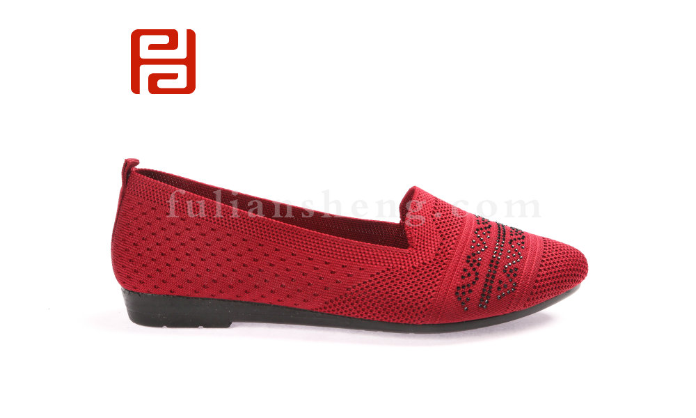 福連升春款女士輕便透氣淺口媽媽鞋休閑單鞋圖片