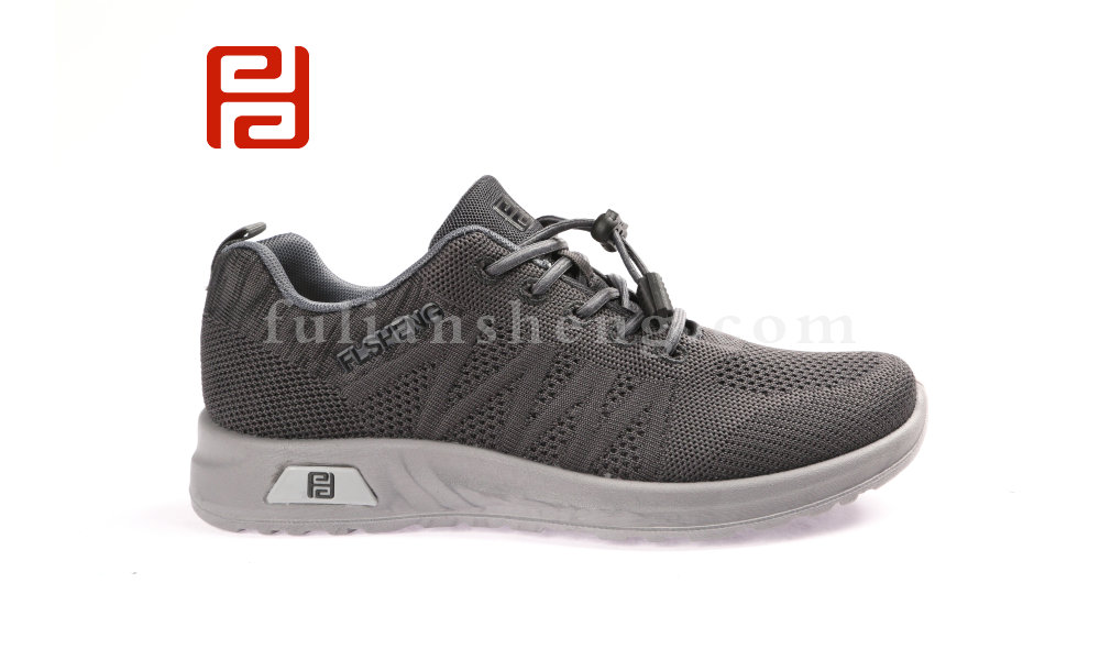 福連升春款中年男士飛織透氣運(yùn)動(dòng)男士健步鞋圖片