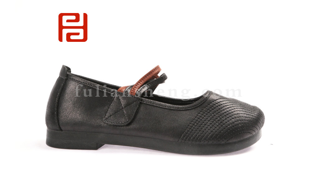 福連升2020春季輕便透氣防滑免洗淺口女單鞋媽媽鞋圖片