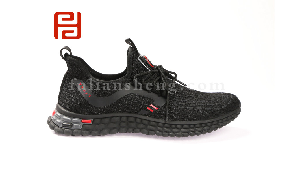 福連升春款男士透氣輕便防滑運動鞋棉麻內(nèi)里圖片