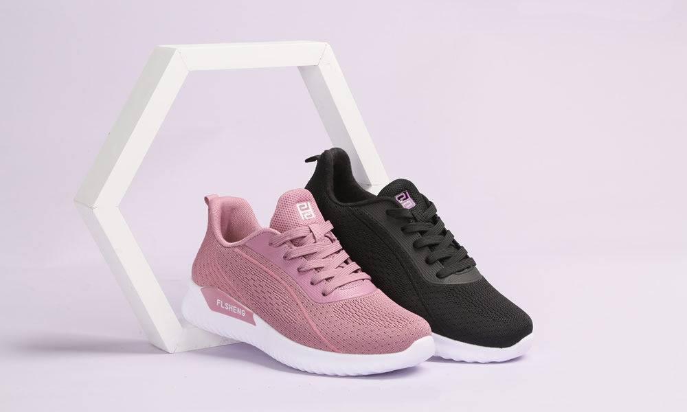 福連升運動女鞋透氣棉麻內(nèi)里單鞋健步鞋休閑運動軟底圖片