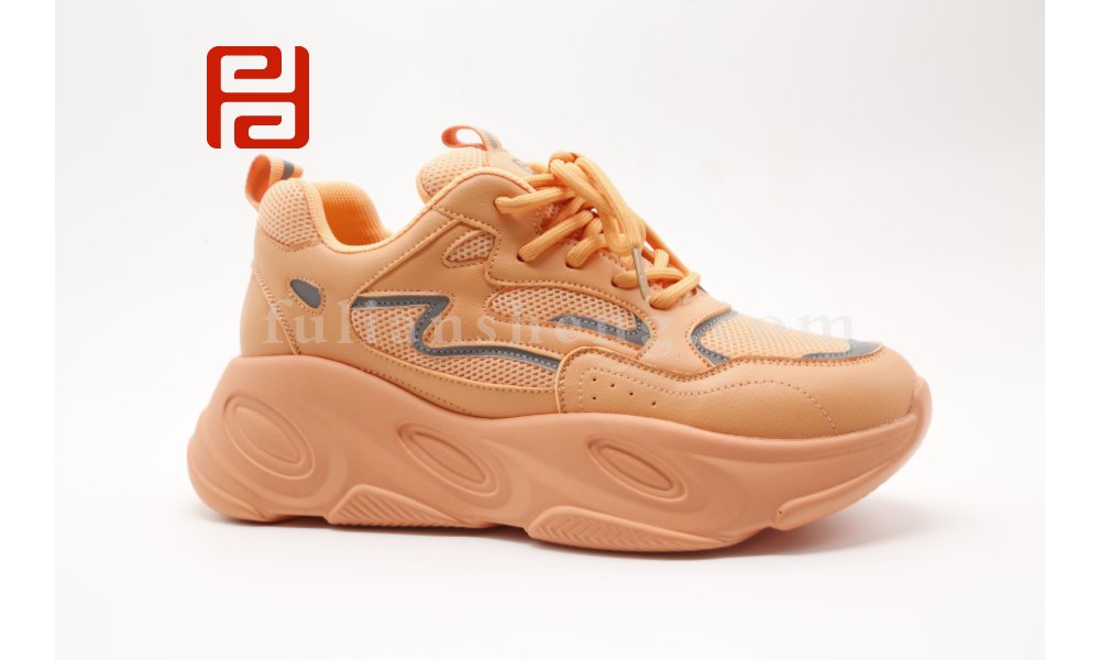 福連升老爹鞋女ins潮鞋時尚休閑棉麻透氣運動鞋圖片