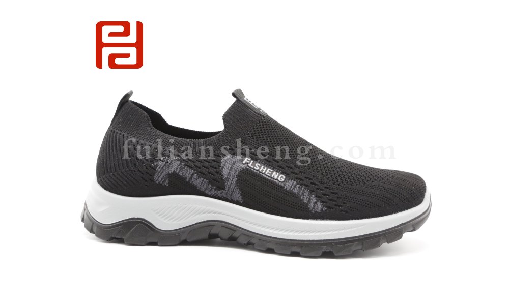 深淺色休閑漫步運(yùn)動鞋輕便棉麻磁震按摩男鞋圖片