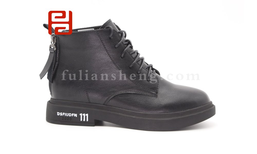 拉鏈馬丁靴英倫風(fēng)時(shí)尚休閑短靴厚底機(jī)車靴子女棉麻舒適女靴圖片