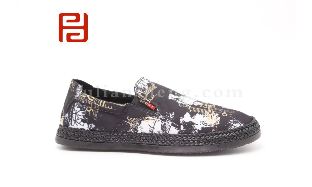 印花潮鞋中國風(fēng)老北京布鞋男鞋社會鞋圖片