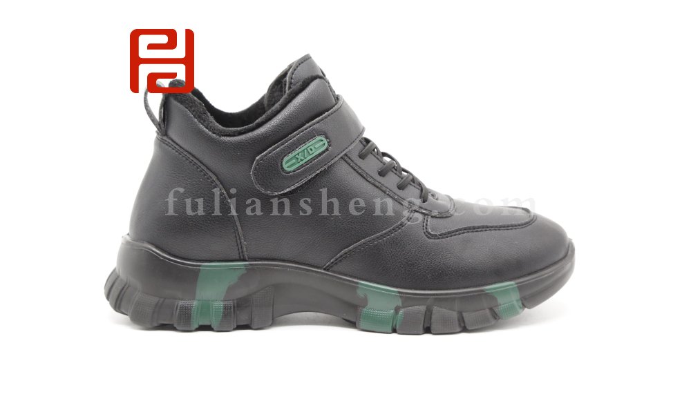 福連升2020冬季新款高幫輕彈保暖隔寒保暖運動女鞋圖片