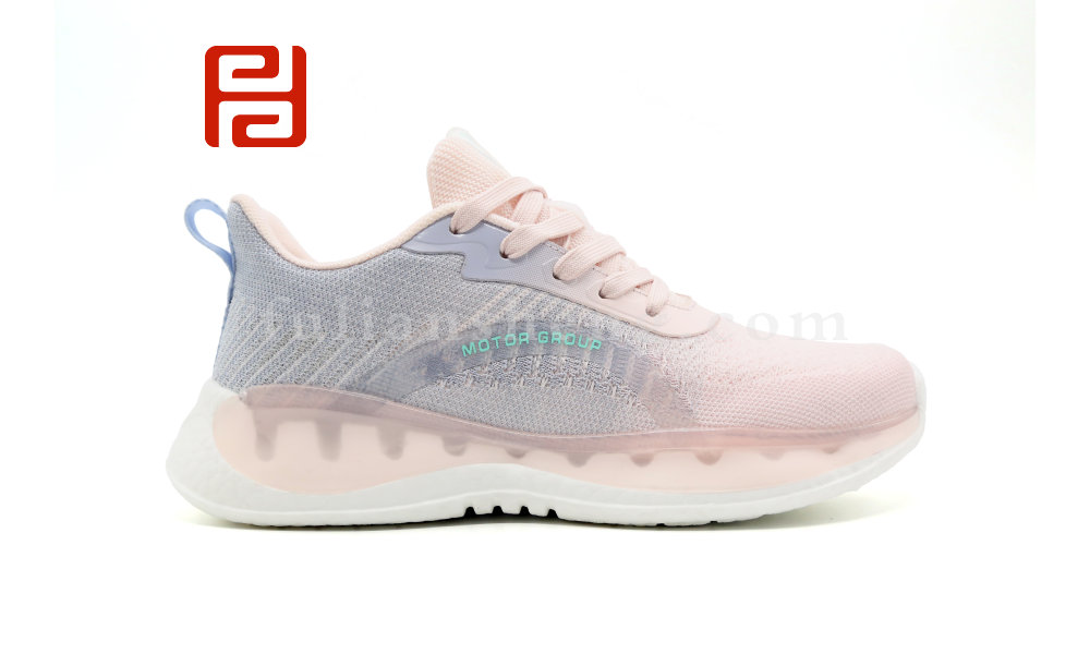 福連升秋季快樂(lè)運(yùn)動(dòng)女鞋朦幻紗面料爆米花鞋底