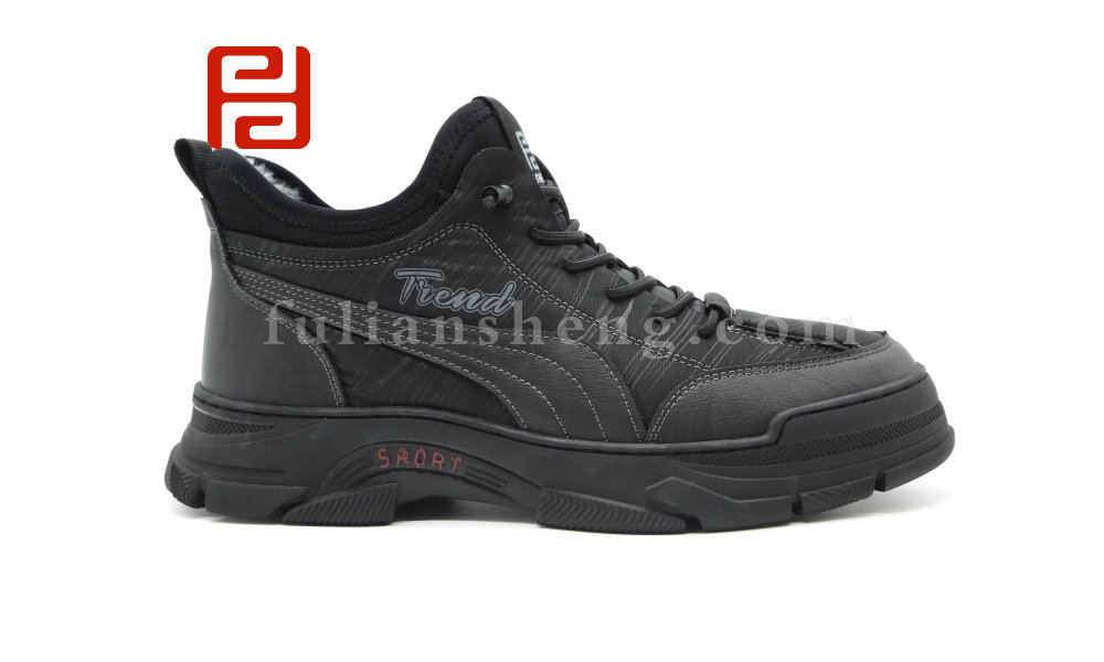 福連升冬季舒適輕便柔軟保暖休閑鞋老北京布鞋男鞋