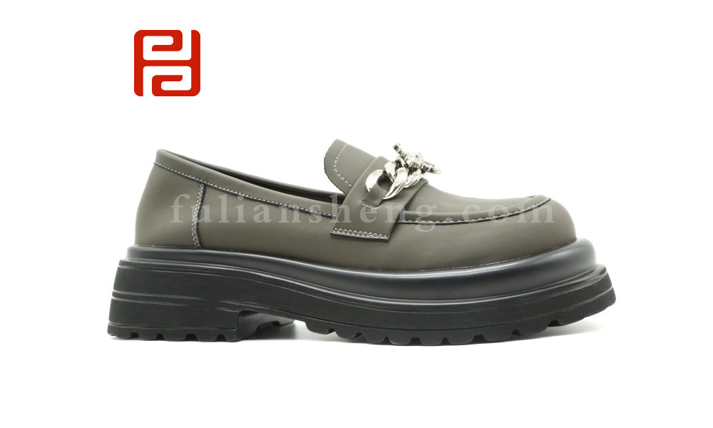 福連升春秋女鞋甜辣時(shí)尚增高樂(lè)福鞋單鞋