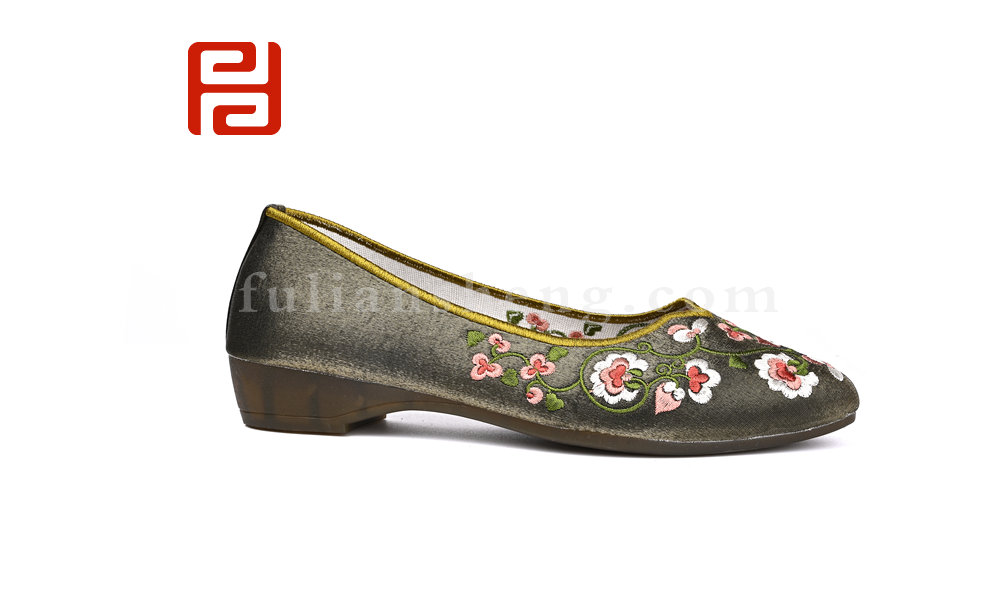 福連升春季女鞋漢唐風韻漢舞鞋中國風老北京布鞋