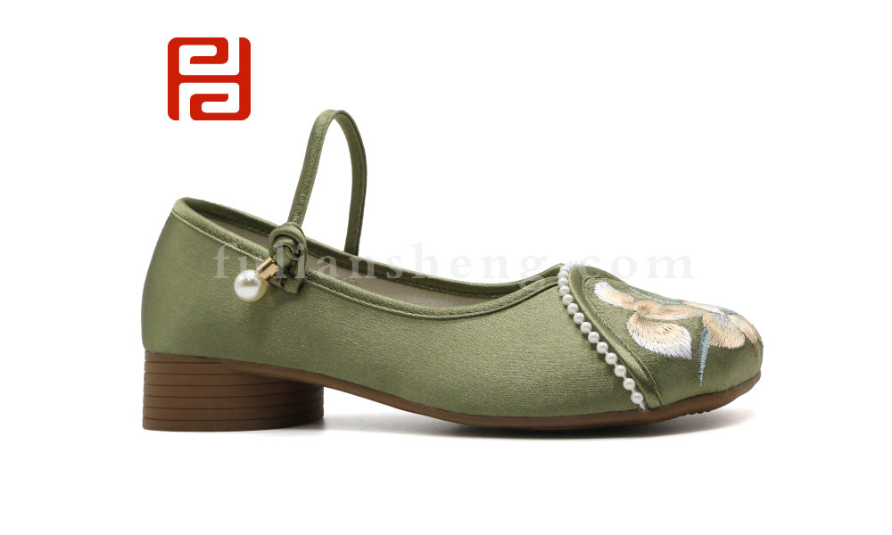 福連升夏季女鞋中國風傳統(tǒng)民族風漢唐風韻舞蹈鞋鞋