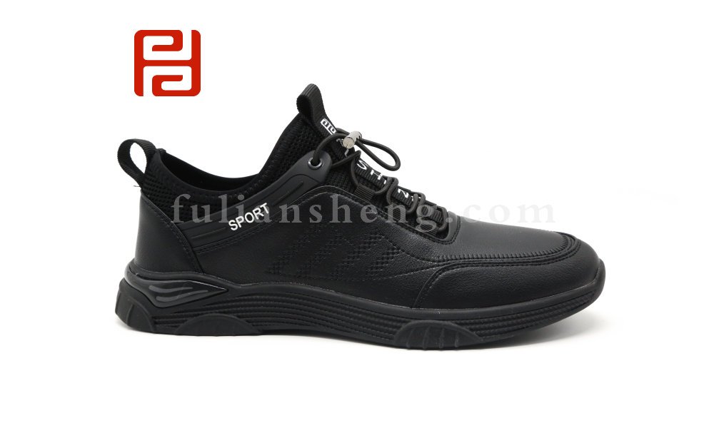 福連升男鞋春季運(yùn)動(dòng)休閑鞋厚底青年男士系帶韓版潮鞋圖片