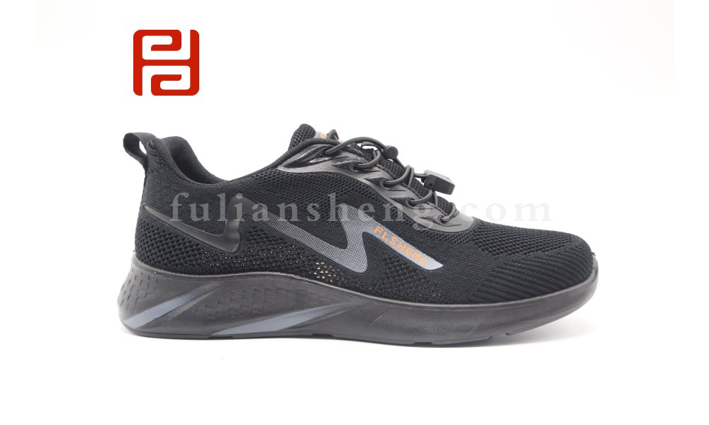 福連升夏季休閑運(yùn)動(dòng)飛織透氣網(wǎng)布漫步男鞋軟底健步鞋圖片