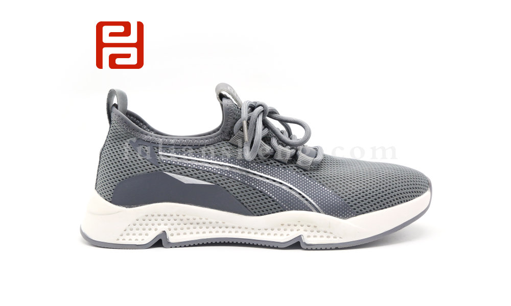 福連升夏季男休閑運動鞋輕便軟底網(wǎng)面透氣舒適鞋子圖片