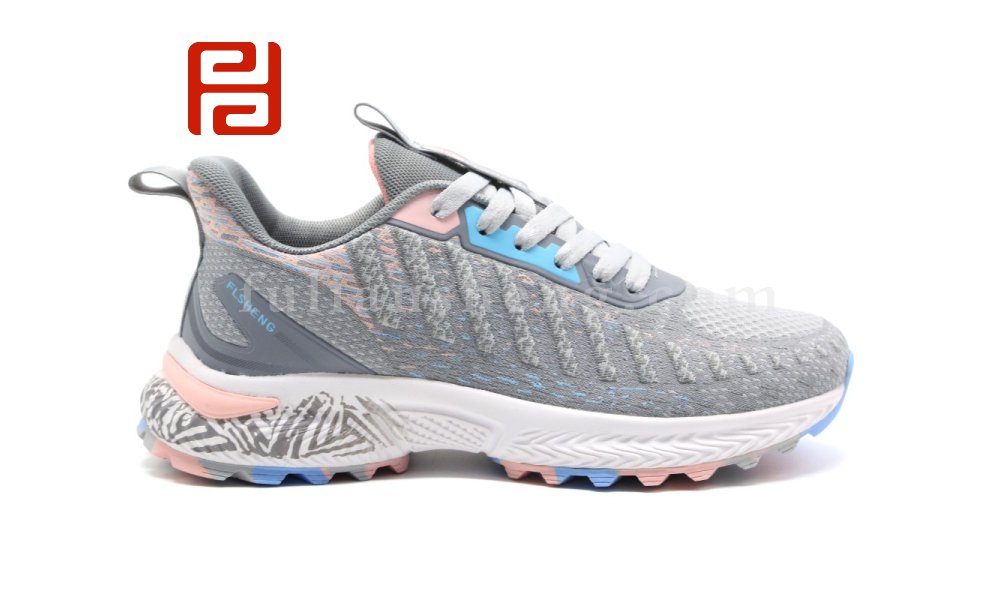 福連升秋季休閑運(yùn)動女鞋馬拉松梭織防滑透氣舒適旅游鞋