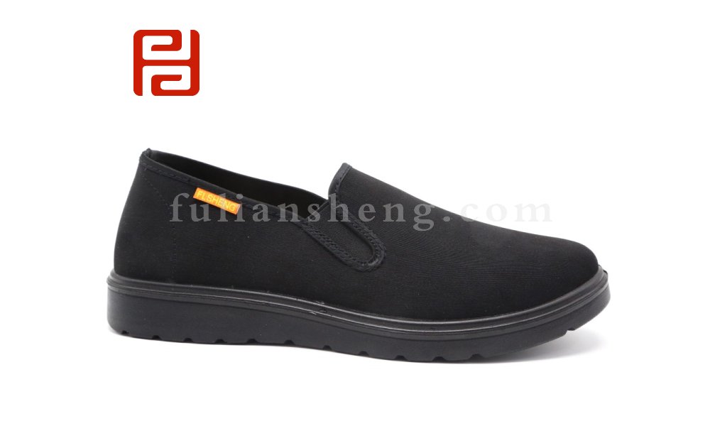 福連升老北京布鞋男鞋傳統(tǒng)沖服呢平跟軟底套腳鞋子