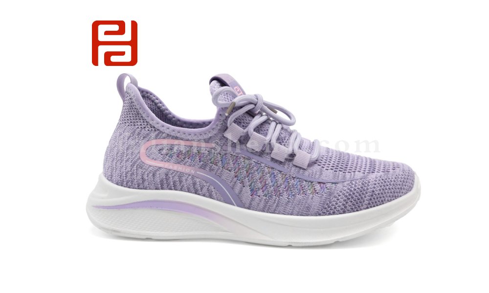 福連升春秋休閑運(yùn)動(dòng)單鞋飛織休閑運(yùn)動(dòng)女鞋輕便透氣漫步鞋圖片