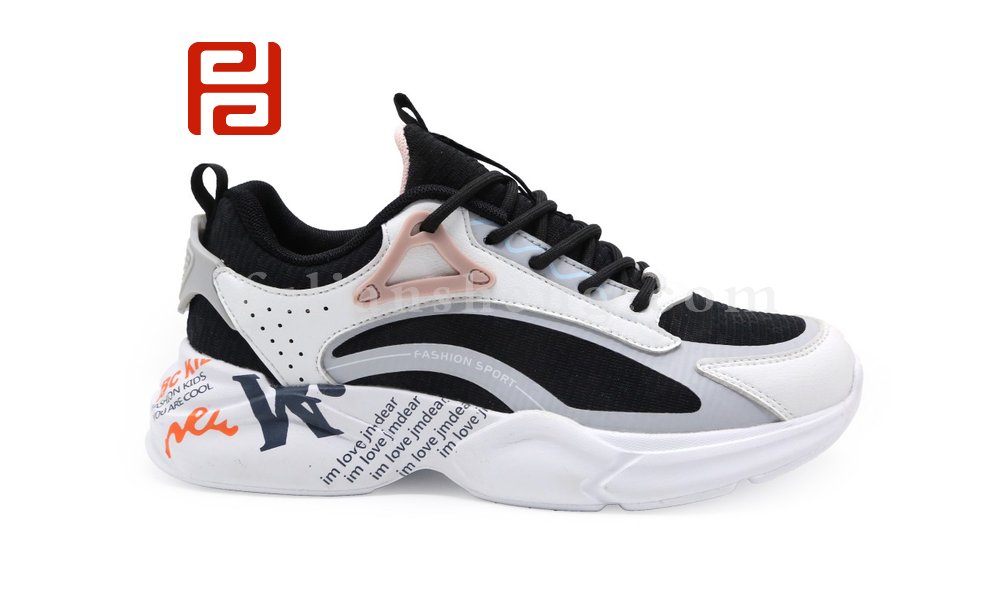 福連升休閑鞋2021秋季新款時(shí)尚運(yùn)動(dòng)拼色透氣輕便女鞋圖片