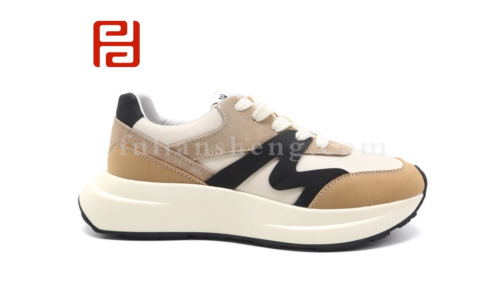 福連升休閑鞋秋季時(shí)尚運(yùn)動阿甘鞋拼色復(fù)古女鞋