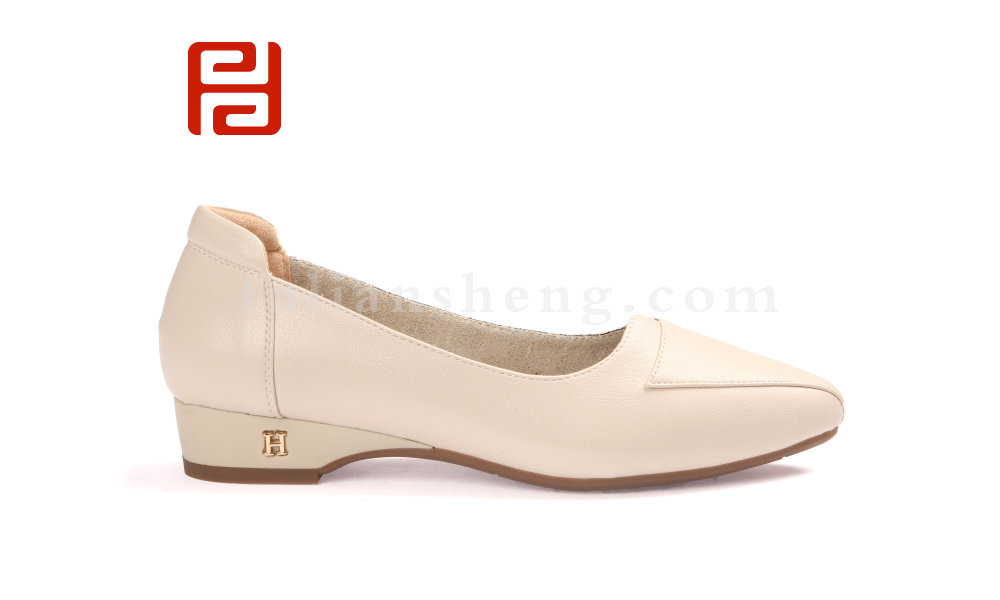 福連升休閑商務(wù)女鞋防水布鞋坡跟軟底工裝鞋20春(圖3)