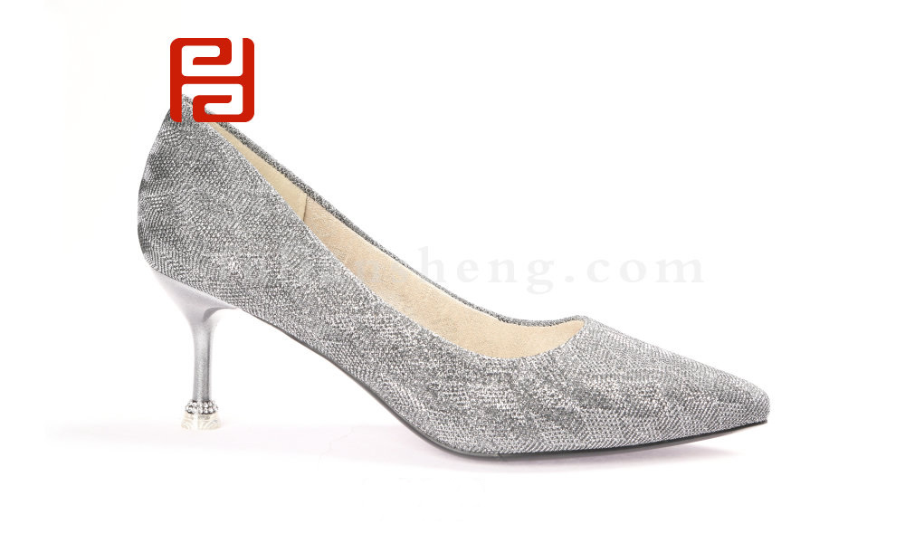 福連升尖頭細(xì)跟高跟女鞋 新娘鞋伴娘鞋工作單鞋(圖6)