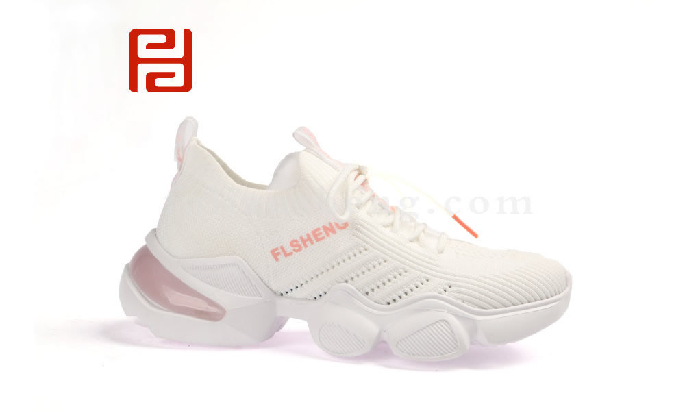 福連升時尚運動女鞋馬蹄跟老爹鞋女百搭透氣彈力襪子運動鞋(圖4)