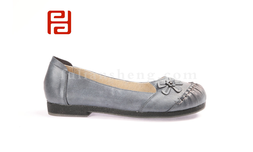 福連升平跟舒適淺口休閑女鞋 輕便老北京布鞋(圖3)