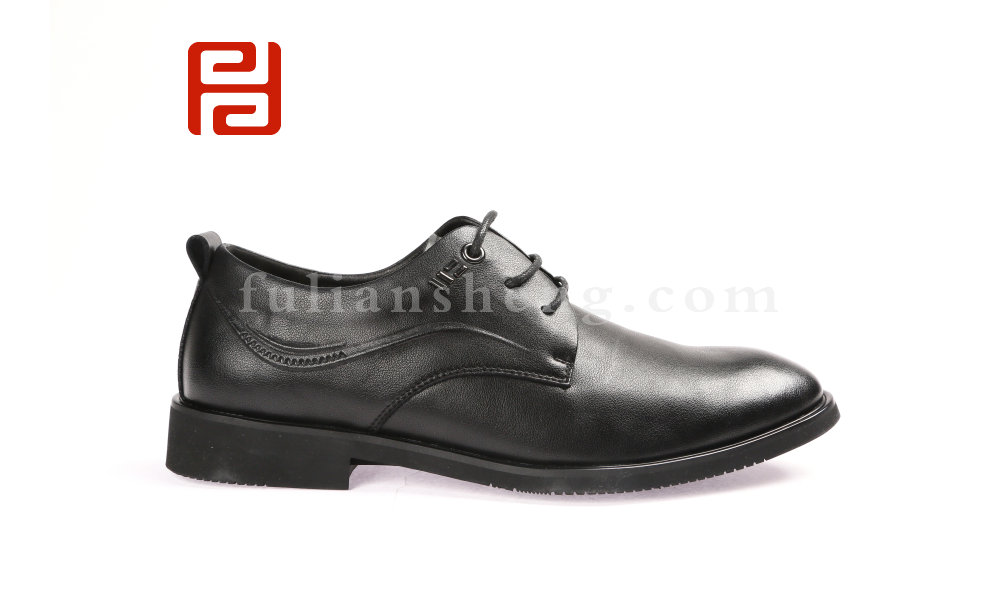 福連升商務(wù)版男鞋系帶正裝工作鞋 老北京布鞋(圖2)