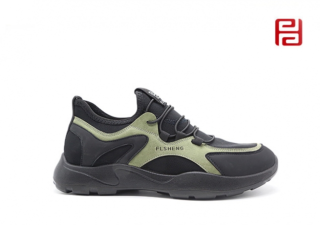 福連升春季男鞋拼色旅游鞋戶外休閑運(yùn)動徒步鞋