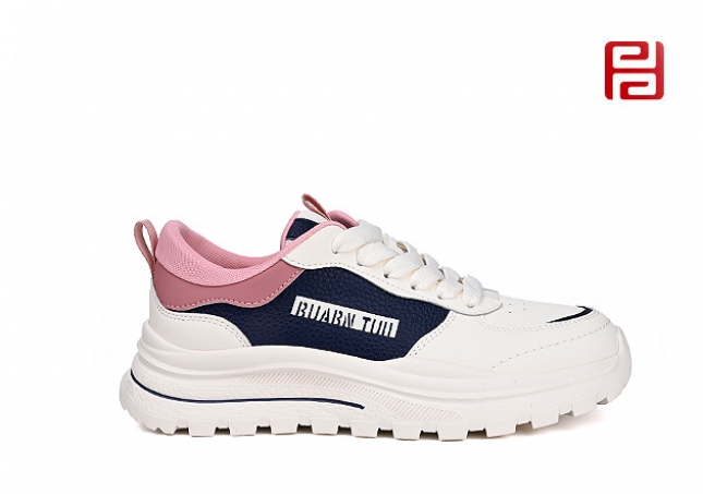 福連升春秋女鞋輕便單鞋皮面復(fù)古超輕休閑鞋