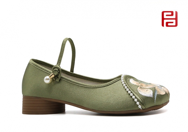 福連升夏季女鞋中國風(fēng)傳統(tǒng)民族風(fēng)漢唐風(fēng)韻舞蹈鞋鞋