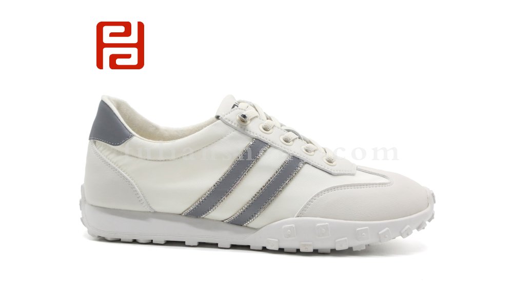 福連升春季女鞋平底休閑百搭小白鞋板鞋學(xué)生鞋